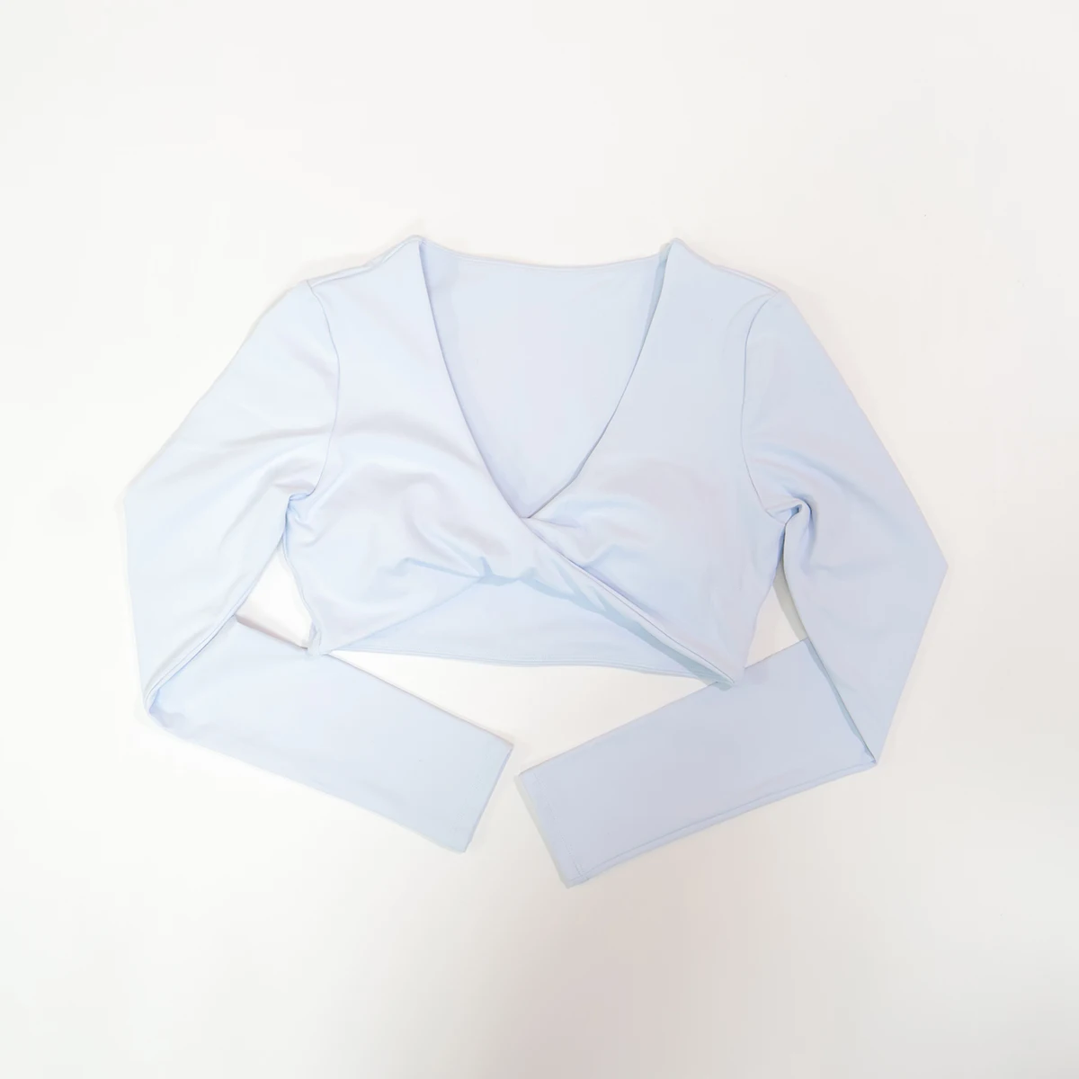 Langärmliges Damen-Fitness-T-Shirt mit tiefem V-Ausschnitt für Laufen im Freien, Yoga-Kleidung, Herbst-/Winter-Kollektion, Lauf- und Fitness-Top – Detail 2