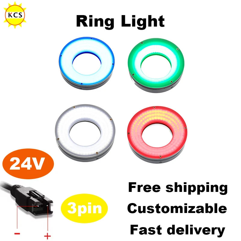 KCS Ringlichtbron LED Ringlicht Machine Vision LED Werkende Ringlicht Buitendiameter 30-70 Elektronische componenten Inspectie