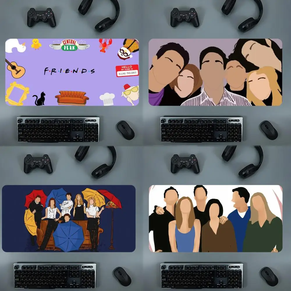 Friends TV Show Mouse Pads Gamer Keyboard Mat Pads Gaming Desk Protector Laptops Large Mousepad Cartoon Deskmat