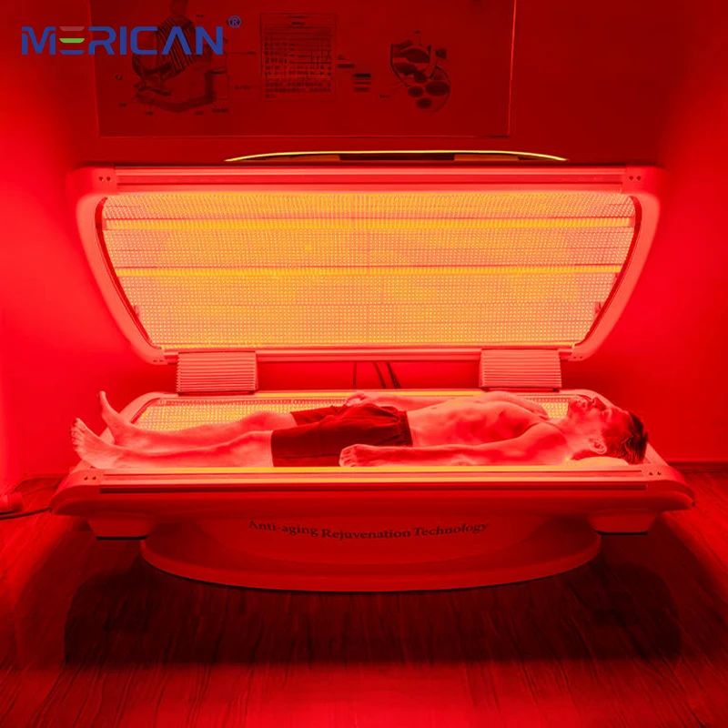 Moon Design 5-Wavelength Red Light Therapy Bed 660nm 850nm  PDT Machine for Full Body Home & Commercial Use