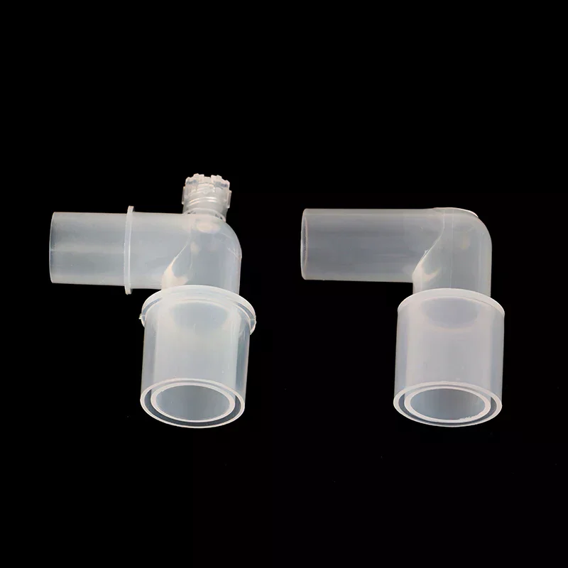 Anesthesia Tube L-shaped Connector Elbow Circuit Tracheal Intubation Connector 90 Degree