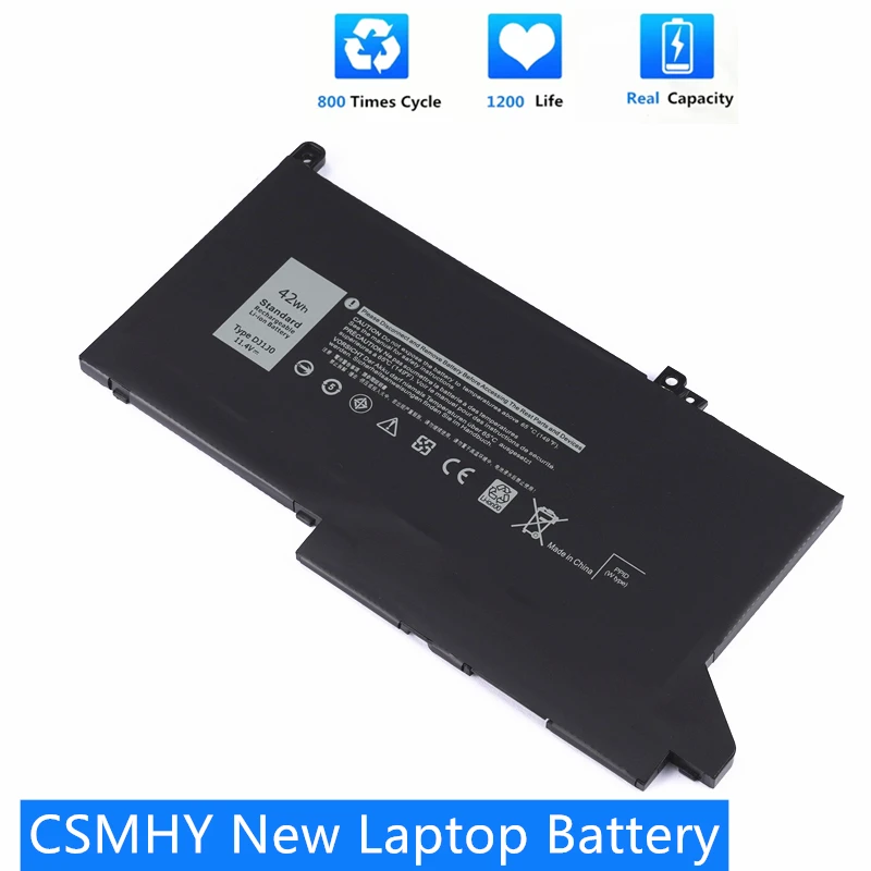 CSMHY New Original DJ1J0 F3YGT Laptop Battery For Dell Latitude 12 13 14 7280 7290 7380 7390 7480 7490 E7280 E7290 E7380 E7390