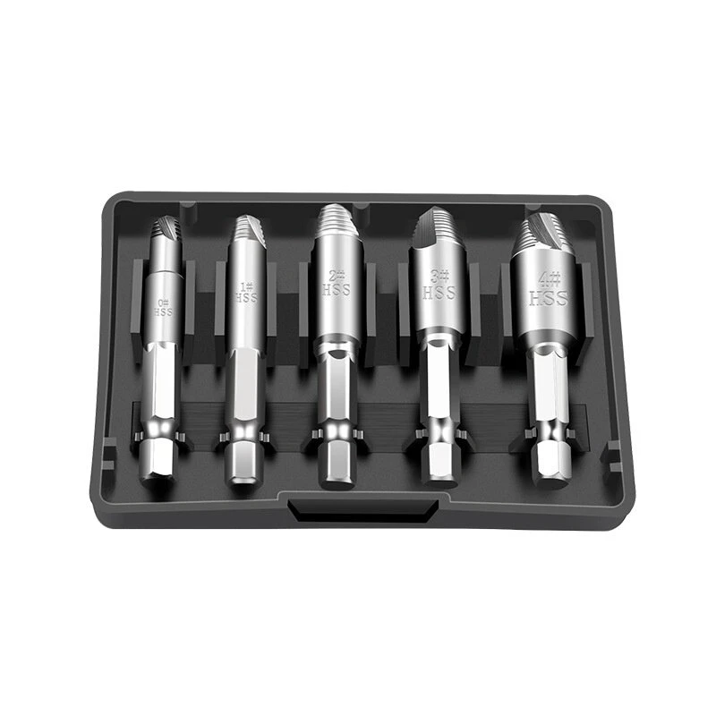 Screw extractor, wire extractor drill bit, sliding wire, broken tooth extractor