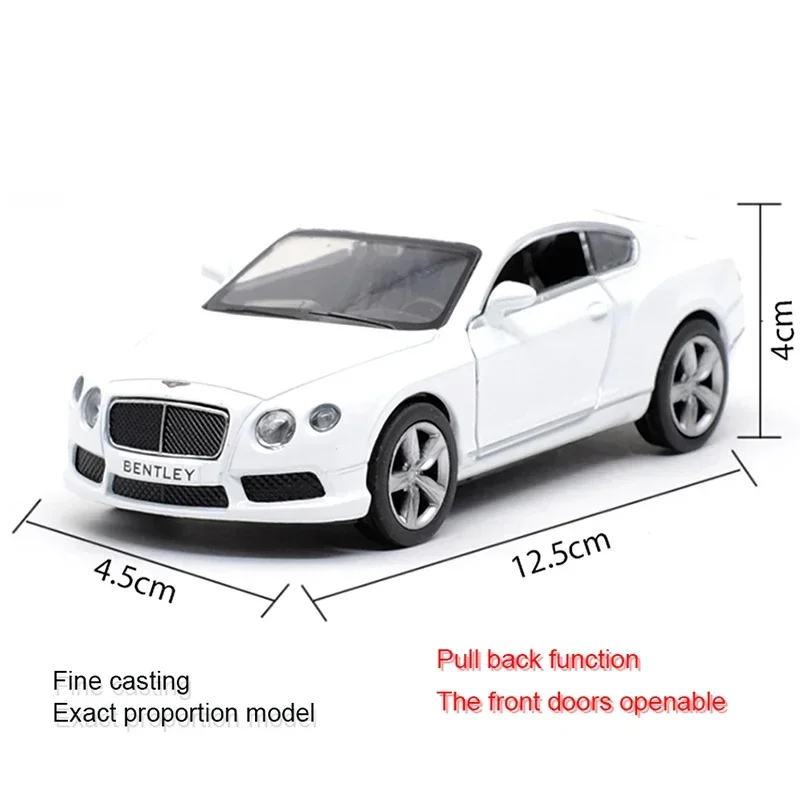 1:36 Bentley Continental GT V8 sports car model gifts Diecast Metal  sports  toy car for collection for children F220