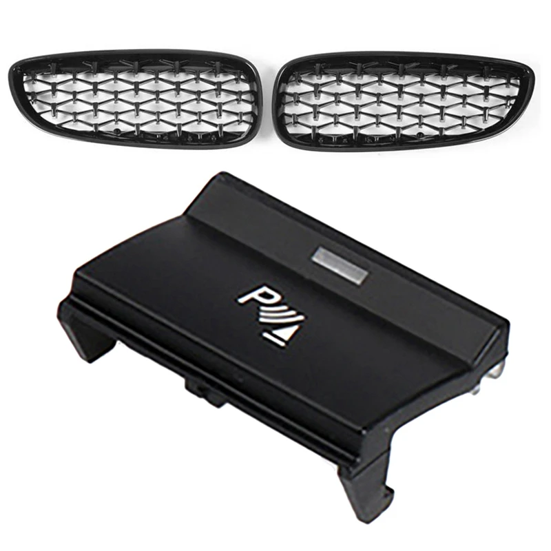 

Car Front Bumper Racing Grills Kidney Grille Diamond Grille With Center Console Multi-Function Switch 1 Button