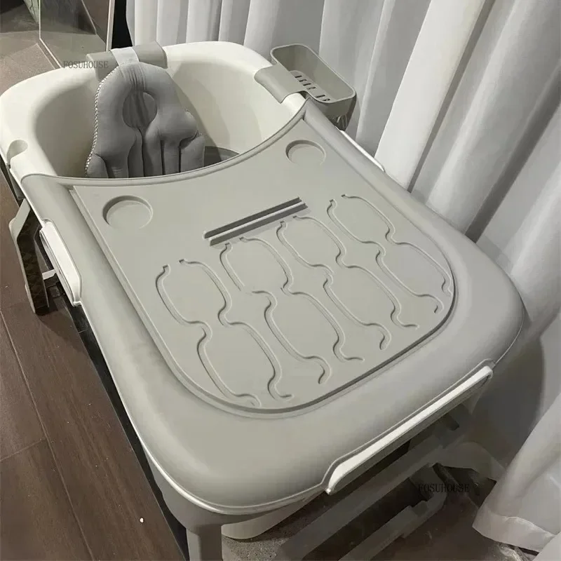 

Foldable Thicken Bath Tub Bathroom Products Household Modern Plastic Portable Bathtub Whole Body Sweat Steaming Bath Tubs U
