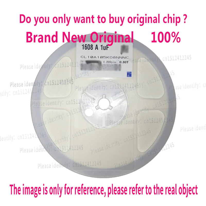 

0603 1uF ±10% 16V X5R Capacitor 1608 SMD CL10A105KO8NNNC New Original 1Reel 4000PCS/Reel