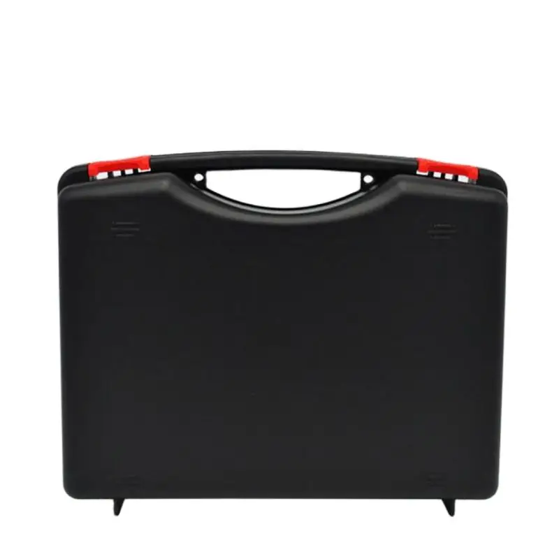 Plastic Carrying Hard Case Portable Tool Packing Case 275x230x82mm Empty Protective Hard Case for Hardware Tools, Black