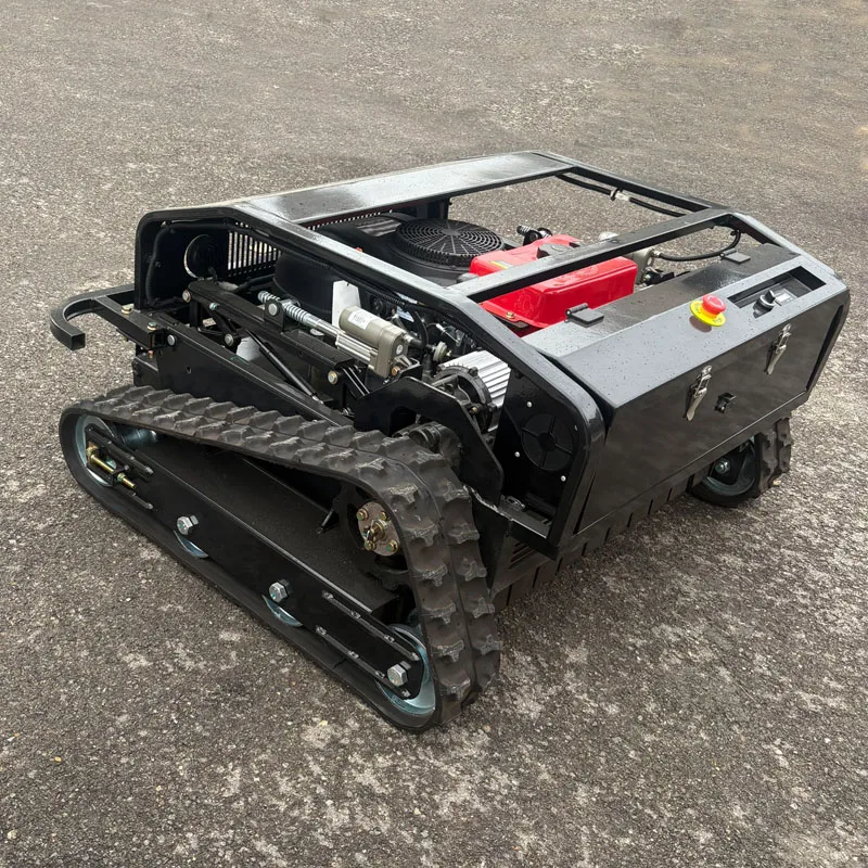 Customized  All Terrain 1. Self-Propelled Robot Lawn Mower 2. Remote Control Robot 3. Agriculture Rubber Tracks 4. Grass