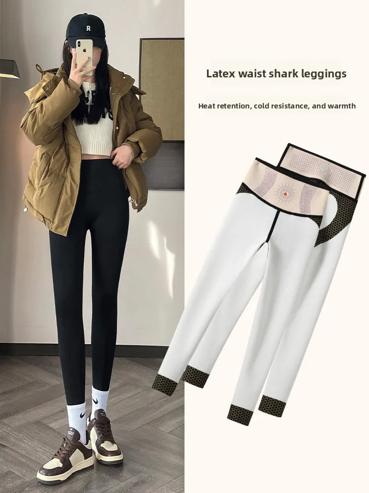 

Брюки для йоги Thiened Fce, длинные брюки с высокой талией, теплая кожа, зимняя верхняя одежда, утягивающие леггинсы Bla