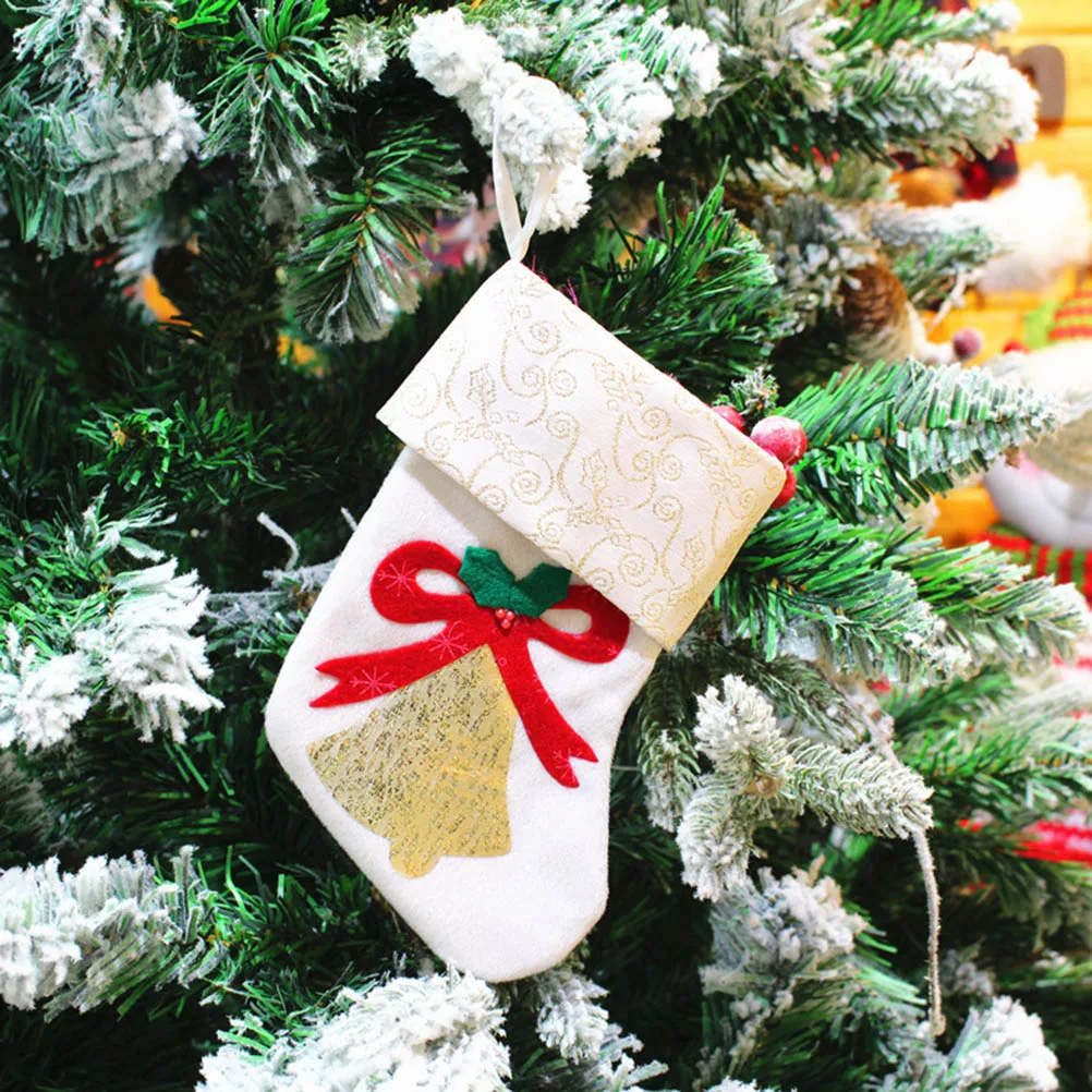 

Christmas Sock Hanging Decorations Xmas Theme Design For Tree Fireplace Wall Door Window Party Home Office School Hotel