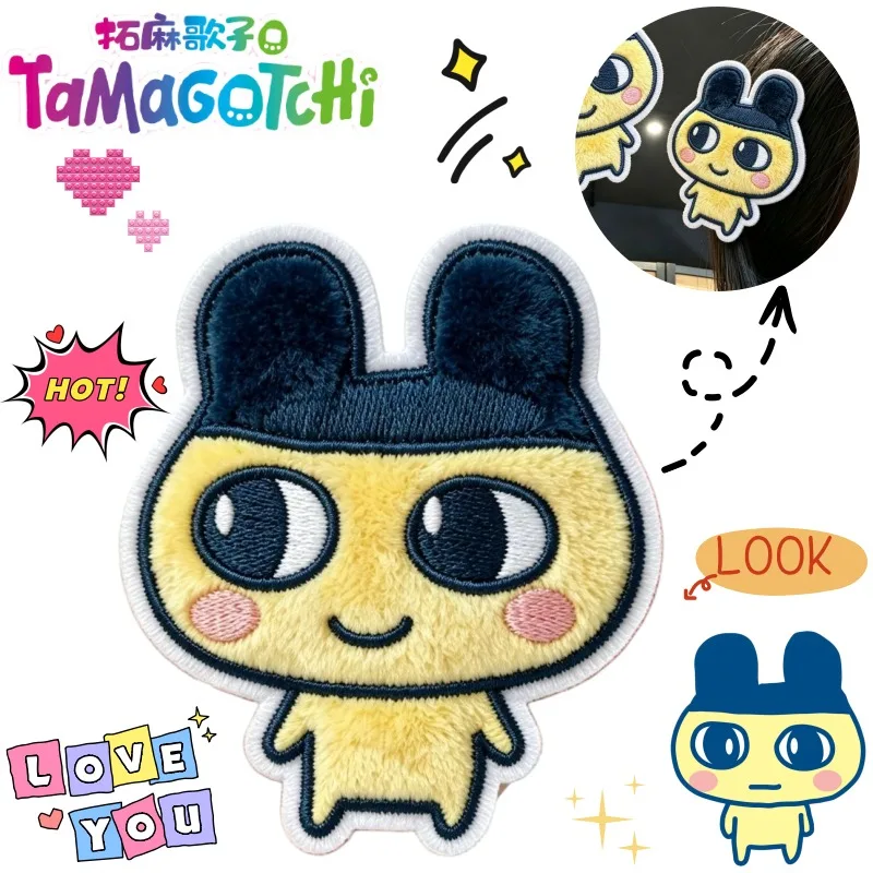 Tamagotchi Mametchi animation peripheral creative cute bangs cartoon secondary element broken hair finishing hook and loop gift
