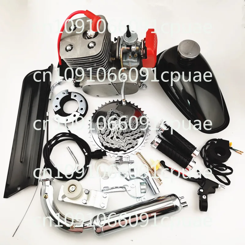 2 Stroke 110cc Bicycle Engine Kit Electric Bicycle 52mm Cylinder Bore YX110