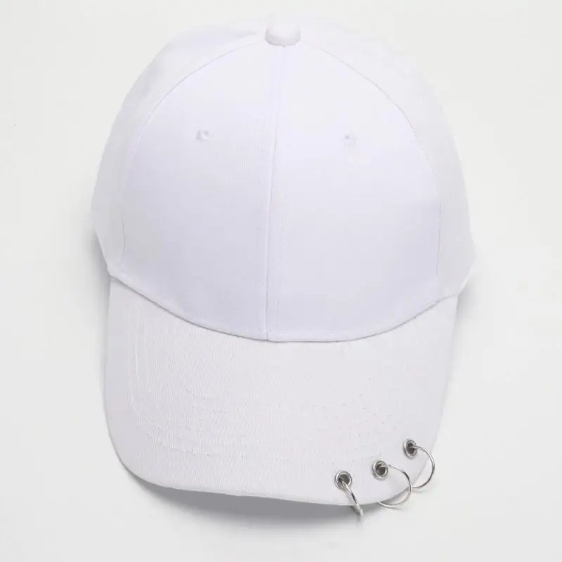 Hip Hop Women\'s Baseball Cap With Ring Circle Snapback Hats For Men Women Unisex Dad Hat Adjustable Kpop Korean Style Gorra