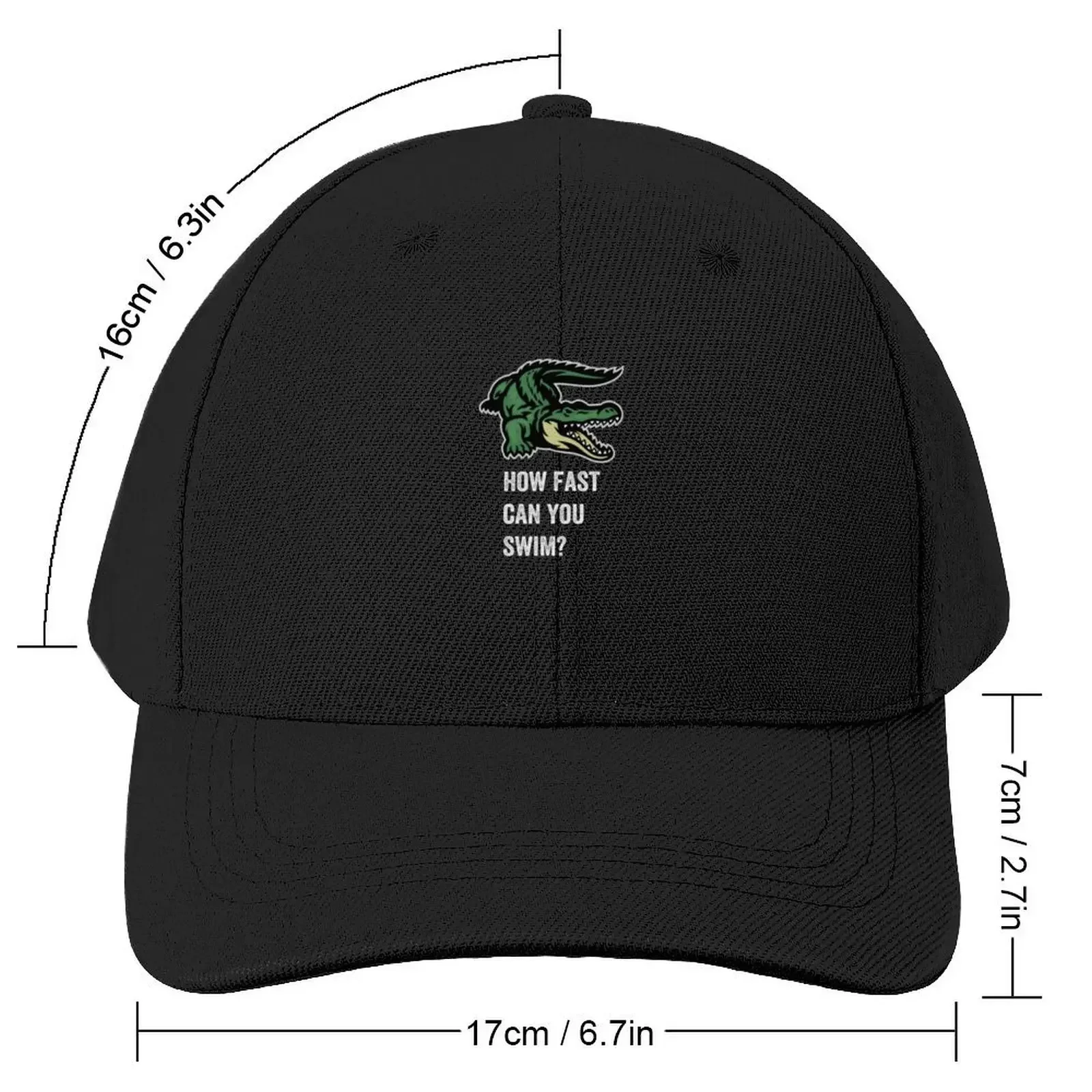 How Fast Can You Swim Baseball Cap Christmas Hat Bobble Hat fishing hat Horse Golf Men Women's