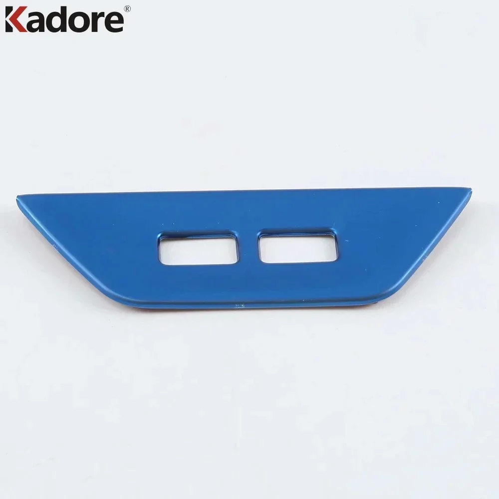 سيارة الخلفي USB تهمة ميناء غطاء لوحة الكسوة ل Volkswagen vw T-Roc 2017-2019 2020 2021 2022 2023 2024 الصلب الداخلية اكسسوارات #2