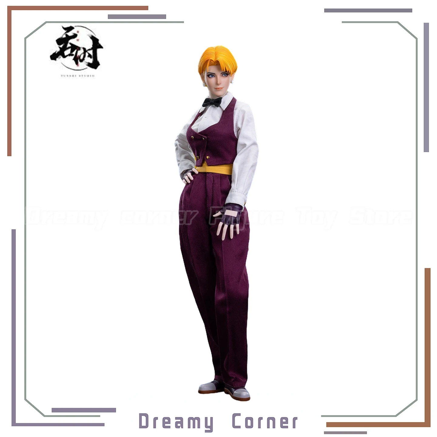 

【In Stock】Tun Shi Studio THE KING OF FIGHTERS '97 King 1/6 Scale Action Figure Toy Model