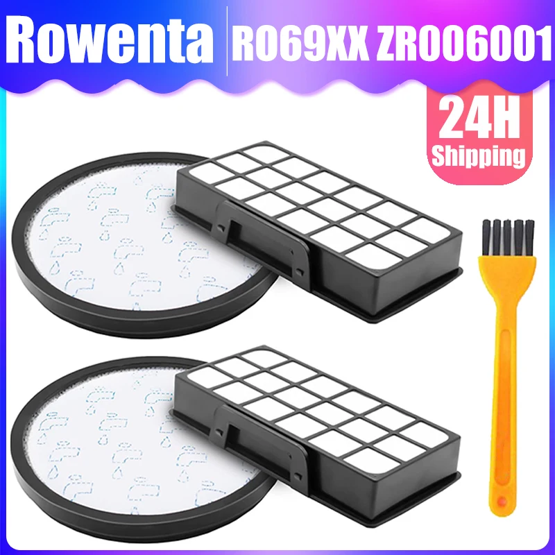 Hepa Filter For Rowenta RO69XX X-Trem Power ZR006001 RO6941EA RO6951EA RO6954EA RO6963EA RO6984EA Vacuum Cleaner Accesories