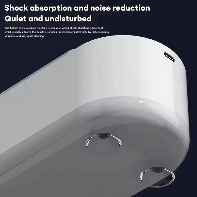 High-Frequency Ultrasonic Glasses Cleaner Machine - Wireless Control, Multi-Purpose Cleaning for Eyewear and Accessories