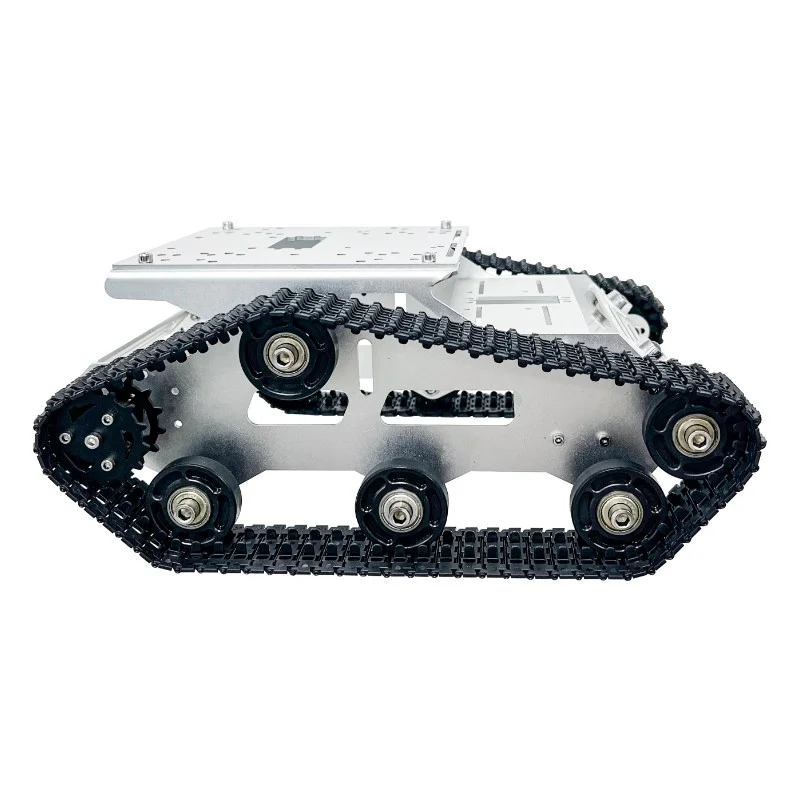 Smart Robot Car Tank Chassis Kit Aluminium Groot Platform met 2WD Motoren voor Arduino/Raspberry Pi DIY Afstandsbediening Robot