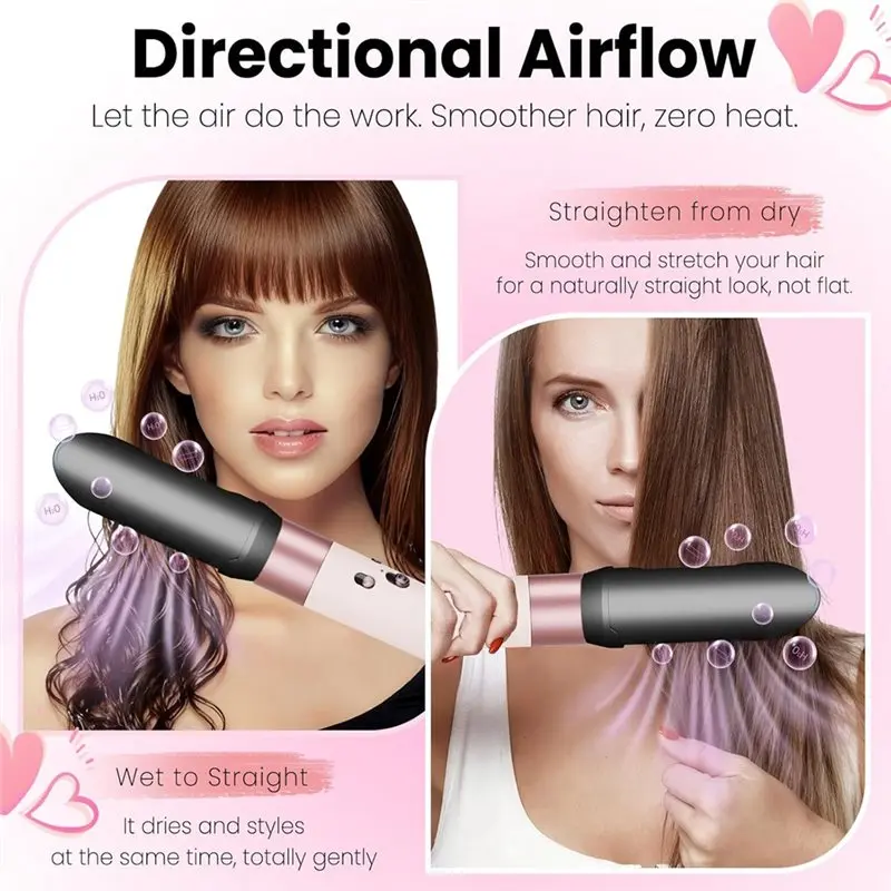 L73A 2025-فرشاة مكثفة مستديرة كبيرة وملحقات مرفق مكواة فرد الشعر لدايسون Airwrap HS01 HS05 HS08 #4