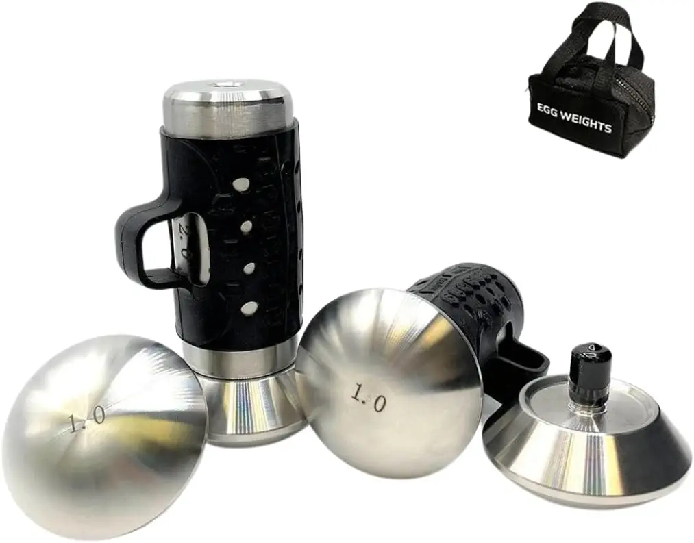 

Adjustable Dumbbell 8.0 lbs Set Stainless Steel Hand Weights with Anti-Slip Silicone Rubber Finger Loop for Training, Boxing, an