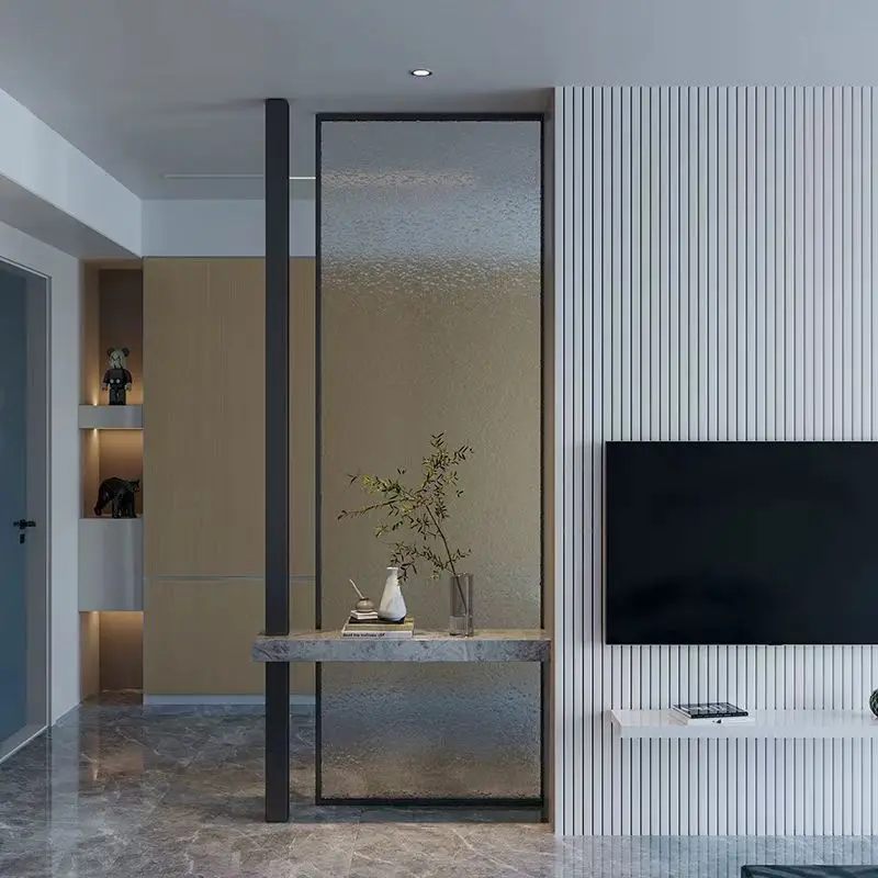 

Складная перегородка из прочной нержавеющей стали JC, золотистая ширма для зонирования, идеальная стеновая перегородка для гостиной и столовой.