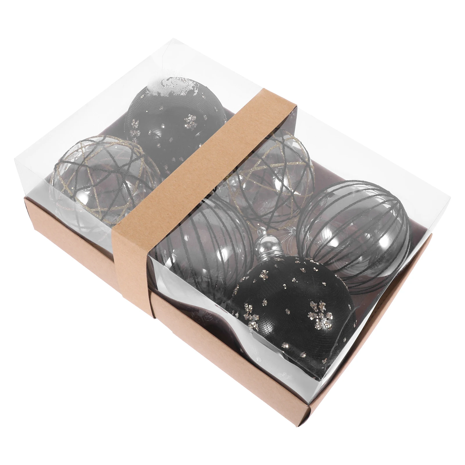 

6 Pcs Christmas Ball Decorations Outdoor Ornaments for Tree Pendant Decorative Pendants Holiday