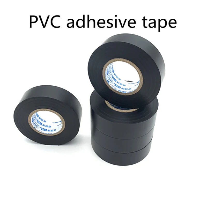 19mm Black Electrical Tape,Insulation Tape,Electrical Tape,PVC Adhesive Waterproof Tape, 1 Roll OF 30 Meters