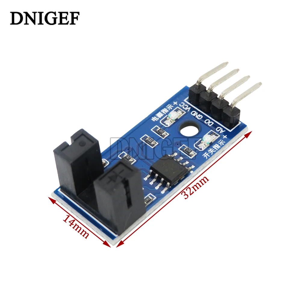 10 Buah Modul Sensor Kecepatan Modul Penghitung Generator Tacho Optocoupler Tipe Slot Sensor Tacho untuk Kit Diy