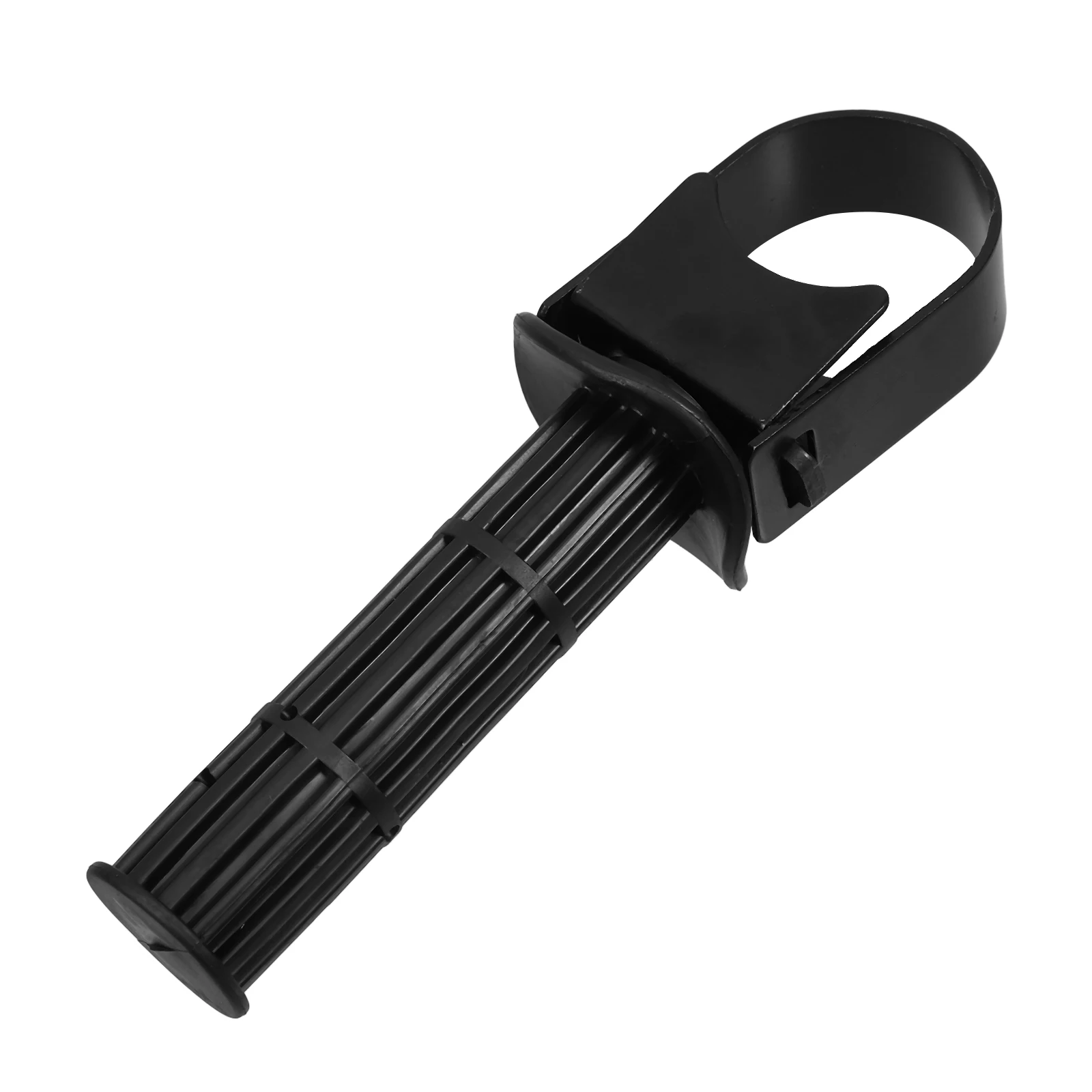 

Electric Hammer Handle Lightweight Ergonomic Grip Black Side Compatible Daily Use Impact Drill Accessory ABS Iron Material Easy