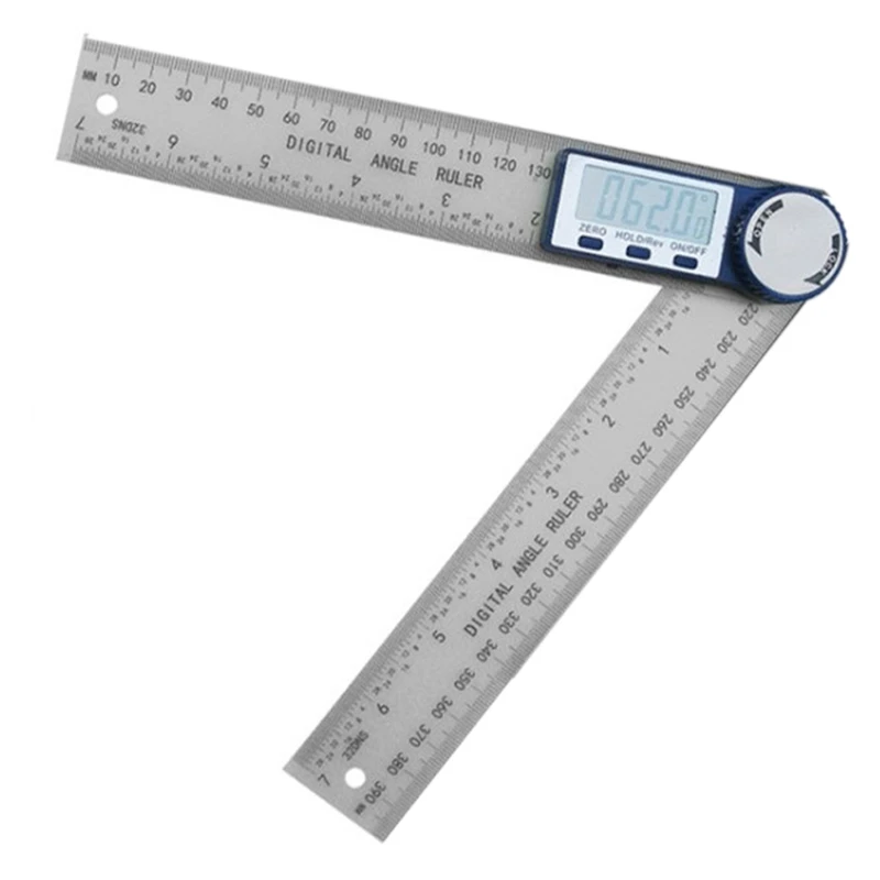 Protractor, Digital Protractor, 360 ° Angle Measure, 200MM Digital Protractor for Woodwork, Home Work