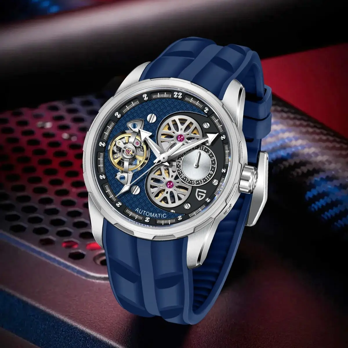 

PAGANI DESIGN 2025 New Tourbillon Skeleton Mechanical Wrist watch Men Sapphire crystal Luxury Automatic Watch For Men Waterproof