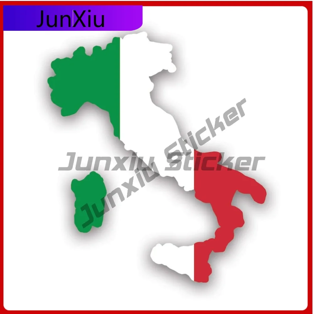 

Italy Shaped Italian Weather Resistant Fade Resistant Sport For Car Body Truck Bumper Easy To Remove Easy Apply Decor Motorcycle