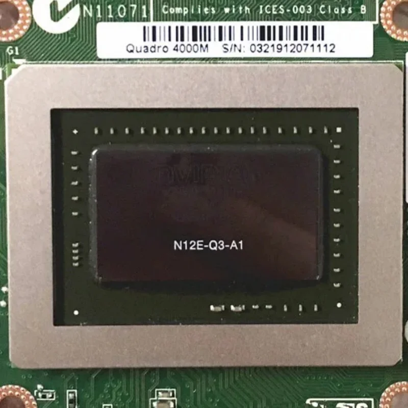 Brand New Quadro 4000M Q4000M GDDR5 2GB Video Graphics Card With X-Bracket N12E-Q3-A1 For Dell M6600 M15X HP 8740W 8760W
