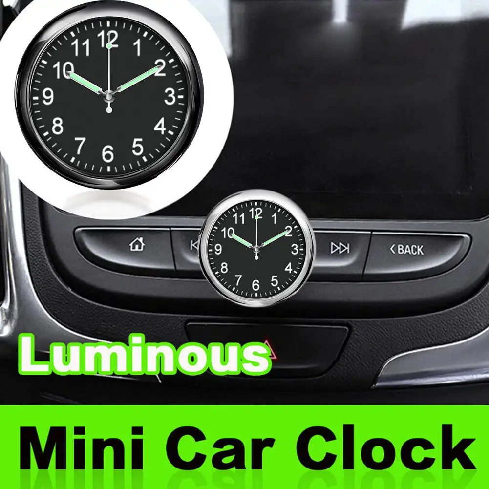 Car Electronic Watch Car Air Vent Clip Clock Car Luminous Car Internal Automobiles Clocks Watch Clock Stick-On Digital G6G7