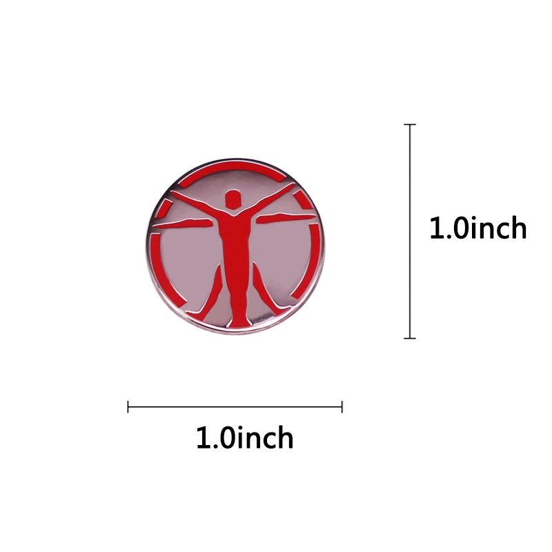 Scientific cabal The lnstitute Mans game enamel pin gamer brooch badge Backpack Collar Pins Hat Jewelry accessories
