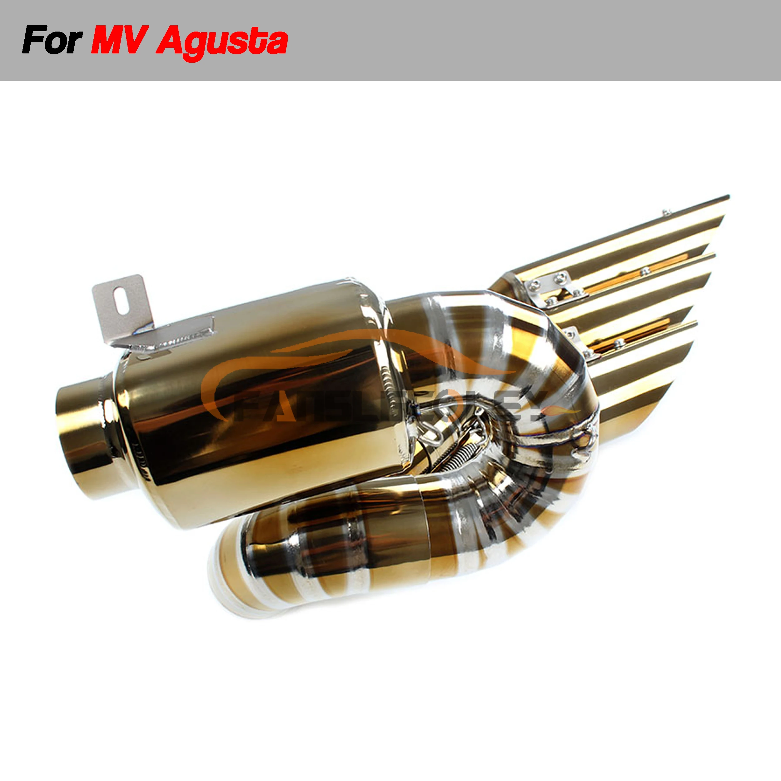 For MV Agusta 800Brutale F3 B800 D800 Titanium Alloy exhaust pipe for motorcycle accessories exhaust systems motorcycle muffler