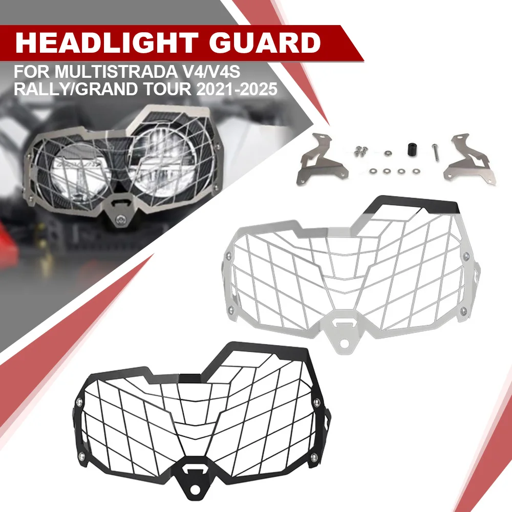 

For Honda CRF 250L 300L Rally 2017 2018 2019 2020 2021 2022 2023 Motorcycle Headlight Guard Shield Grille Protector Accessories﻿