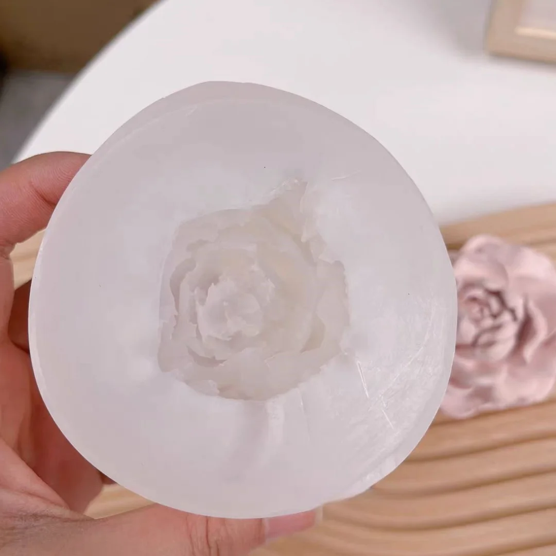 Flower Aromatherapy Gypsum Silicone Mold Handmade Creative Plaster Crafts Car Decoration Epoxy Resin Moulds