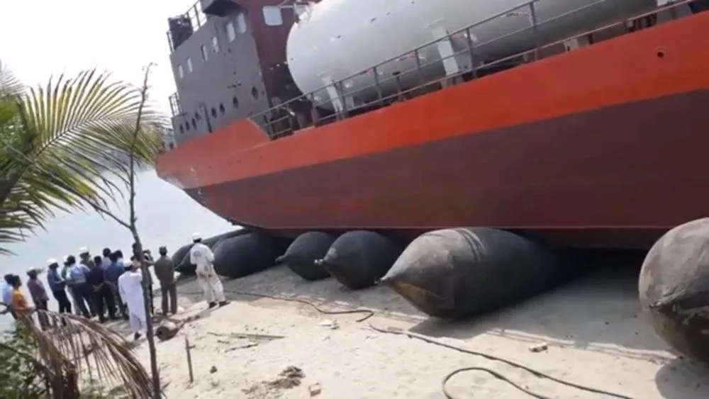 Ship Launching Marine Rubber Roller Bags