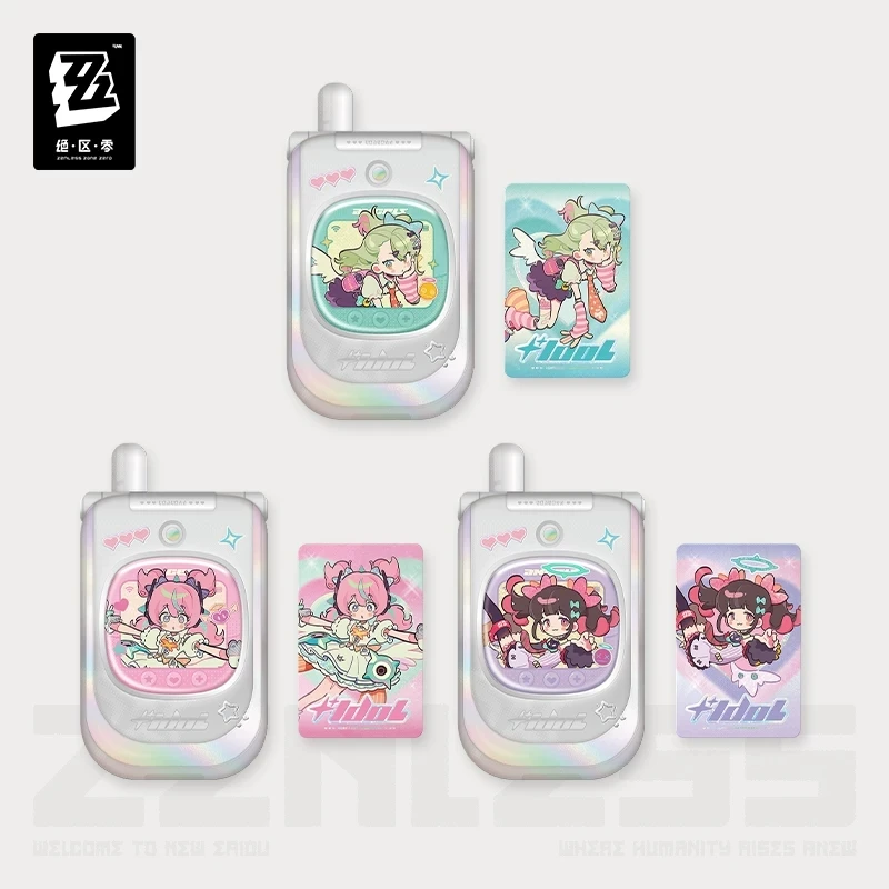 Official ZenlessZoneZero Genuine “Delusional Dreams” Series Game Merchandise, Part 2: Pin & Card Holder Set, Brooch, Gift