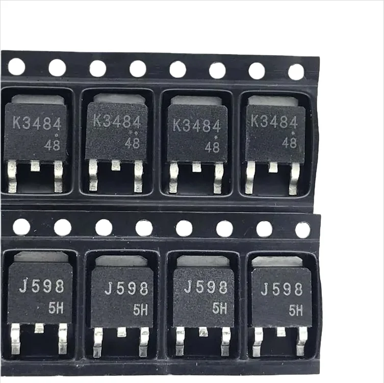 80pcs K3484 J598 MOS tube  2SK3484 N channel 16A 100V 2SJ598 P channel 12A 60V