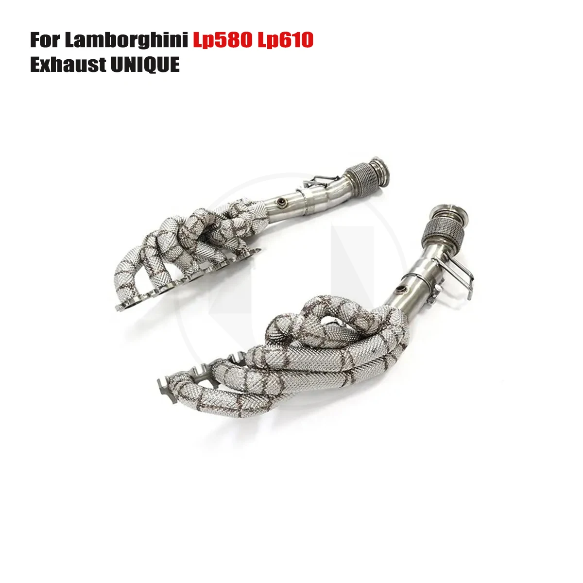 

UNIQUE manifold downpipe For Lamborghini Lp580 Lp610 Equal Length SS304 exhaust manifold With insulator