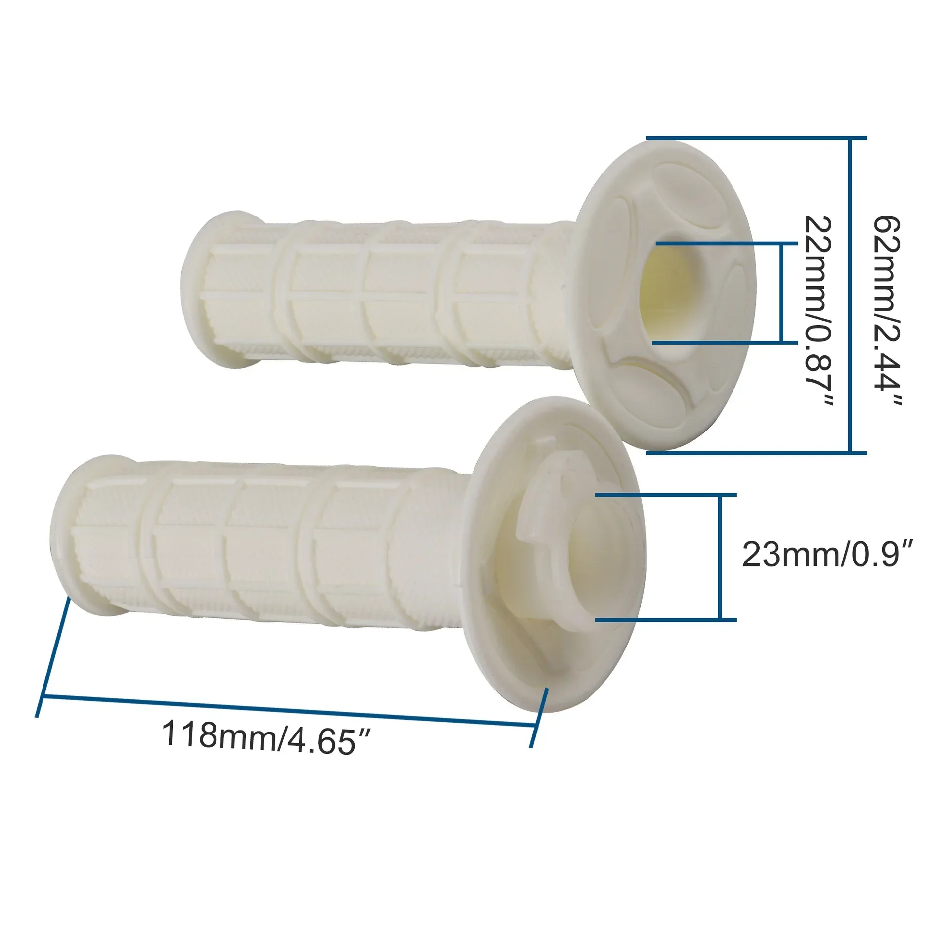 

22 JJ toolT 22mm Silicone Handlebar, Off-road Motorcycle Grip Replacement with Multi Band Throttle Core