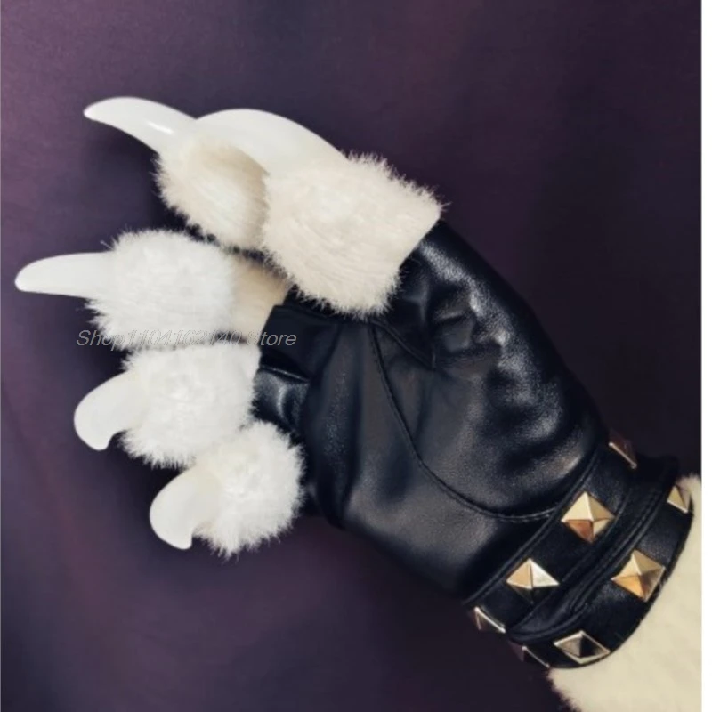 Furry Cosplay Fursuit Paws Kigurumi Gloves Decors Animal Cosplay Glove Handwear Wearable Kig Party Original Roleplay Accessories