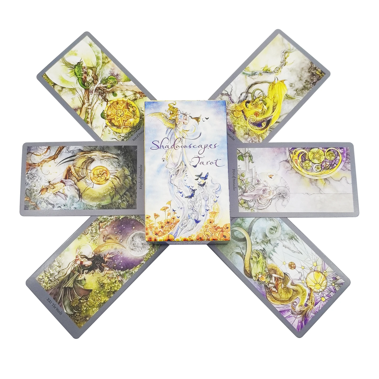 

Shadowscapes Tarot/Cards A 78 Deck Oracle English Visions Divination Edition Borad Playing Games gift