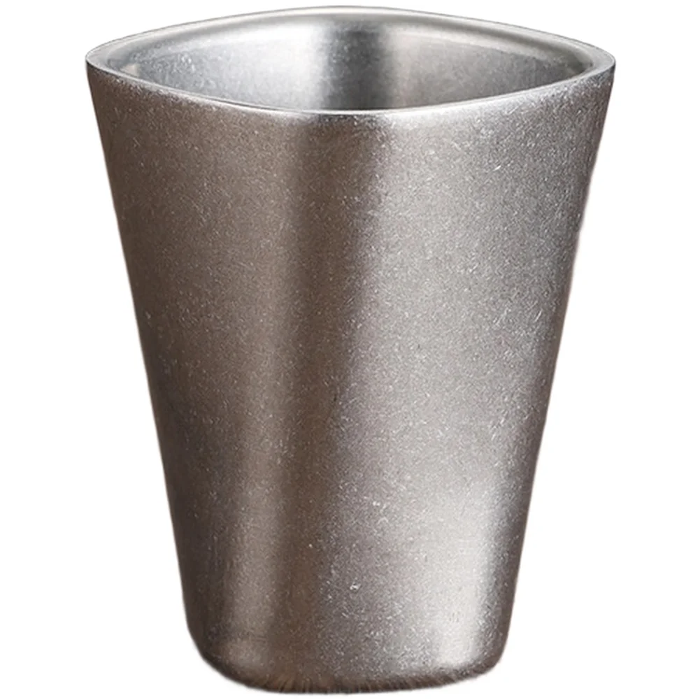 Portable Stainless Steel Mug Beer Mug Classic Textured Mug Stainless Steel Beer Mug Safe Direct Contact Sophisticated Matte Look