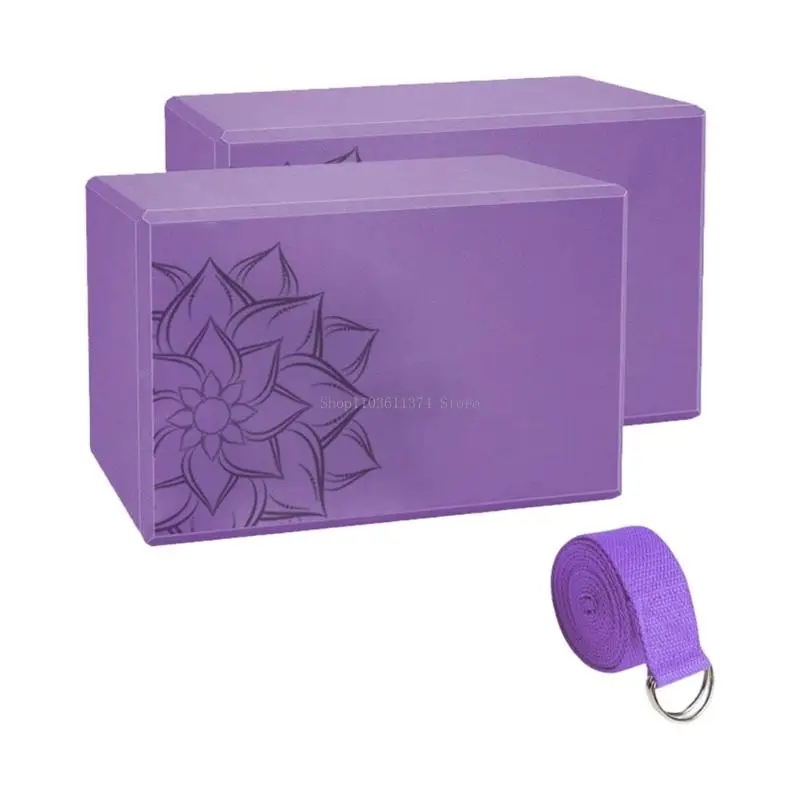  Reach Support Set with Two Support Props for Flexibility Training, Balance Practice and Controlled Floor Stretching