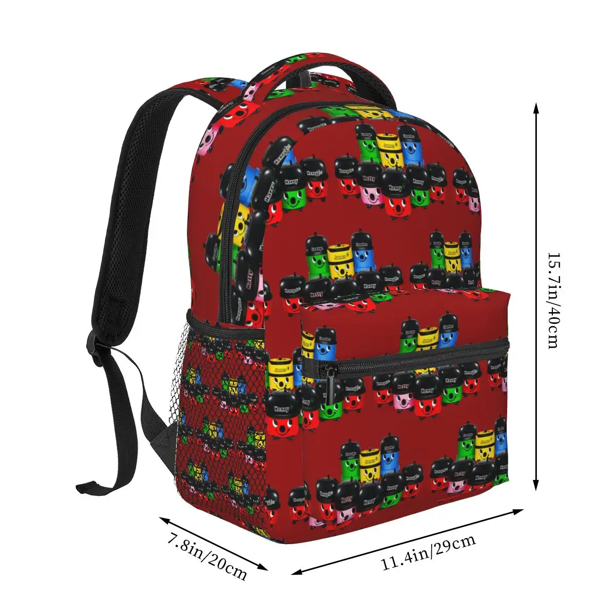 Henry Hoover And Friends Backpack Hot Sale Daypack Large Capacity Children BookBag School Bag Shoulder Bags for Men Women
